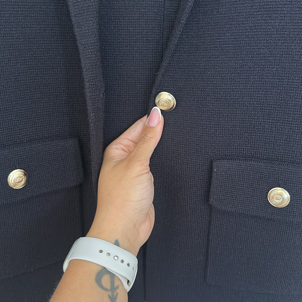 Cinq a Sept Blazer with Decorative Embellishments - Picture 7 of 11